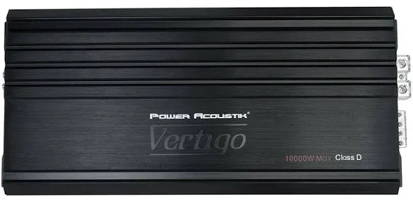 Power Acoustik Vertigo VA1-10000D | 10,000W Max Monoblock Subwoofer Amplifier