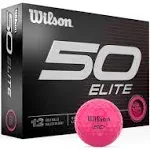 WILSON Fifty Elite Golf Balls - 12 Pack