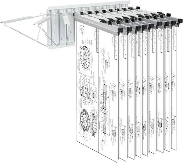 VEVOR Wall Mount Blueprint Storage Rack