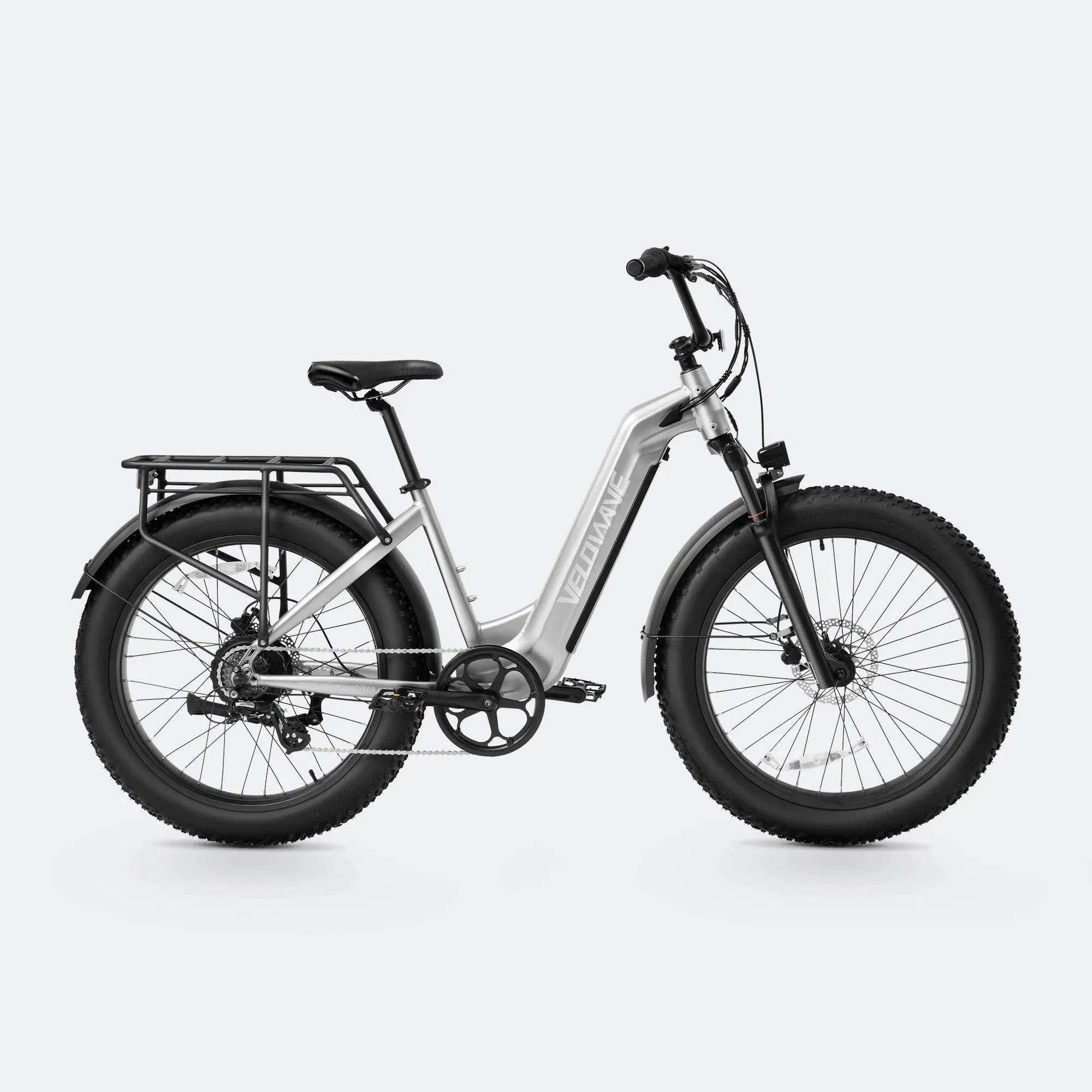 Velowave Ranger 2.0 Class 3 Step-Thru Electric Bike Silver