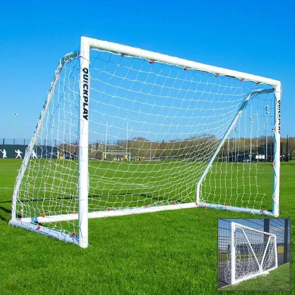 Q-FOLD Match Folding Soccer Goal 8x5&#039;