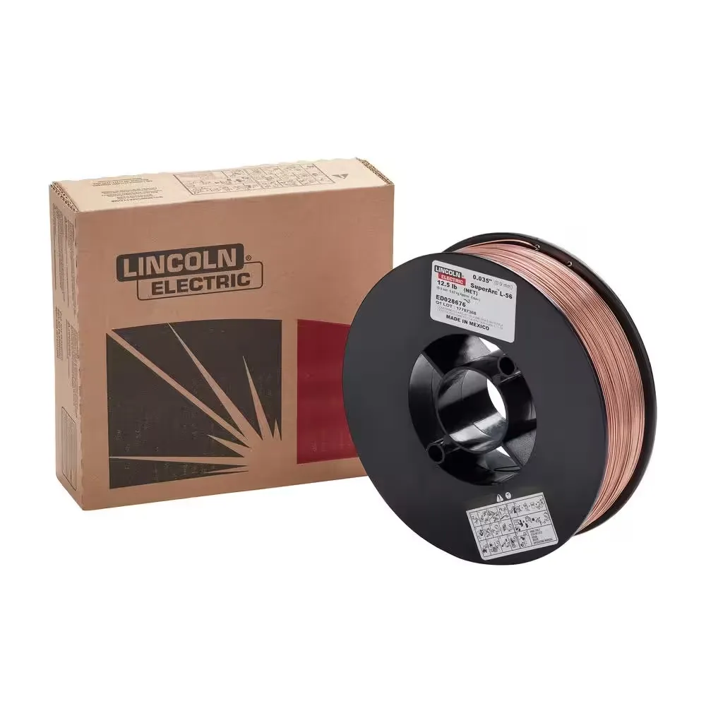 Lincoln Electric SuperArc L-56 MIG Welding Wire, Mild Steel, Copper Coated,