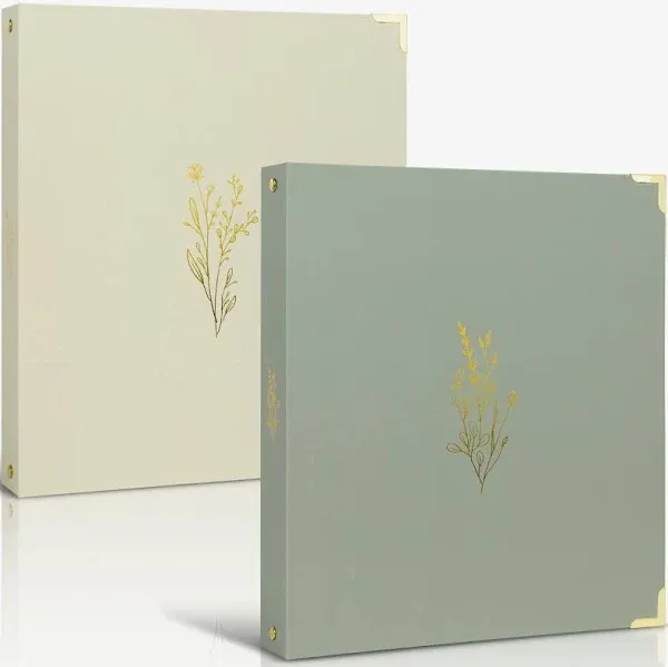 ZICOTO Aesthetic 3 Ring Binder Set of 2