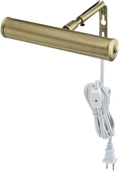 Lighting 7505200 7-Inch Slimline Picture Light, Antique Brass, Single,