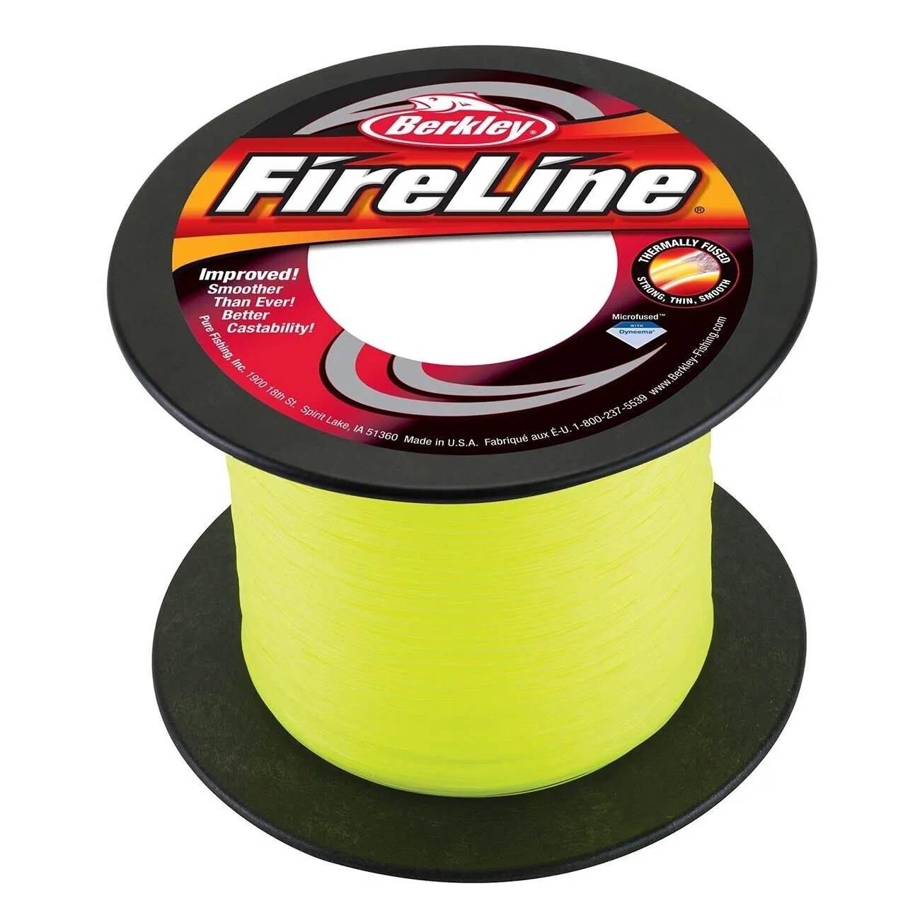 BFL3004GG Berkley Fireline Fused Original Fishing Bait 4LB 300 yd Flame Green