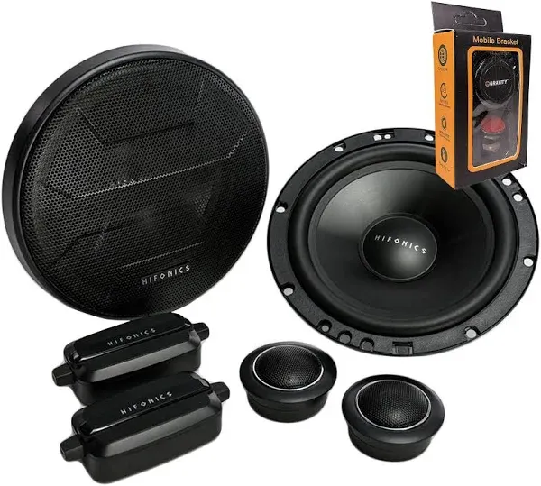 Hifonics Zeus 6.5&#034; 2-Way Component Speaker 300 Watts MAXX