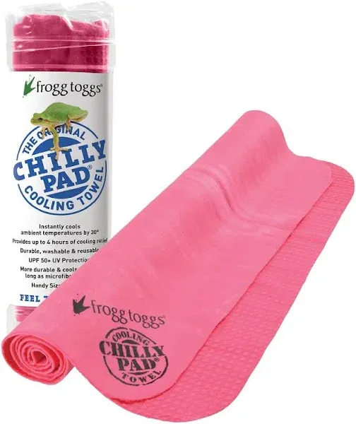 Frogg Toggs Chilly Pad Cooling Towel (Hot Pink) CP100-11 