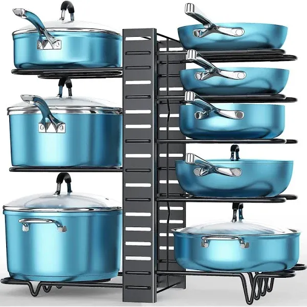 ORDORA 8 Tier Pot and Pan Organizer Rack