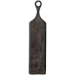 Acacia Wood Tray/Cutting Board, Black