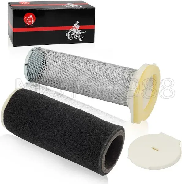 Air Filter Guide End Cap Kit For Yamaha YFM 350 Warrior Raptor Wolverin2004-2<wbr/>013