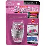 Taylor Seville Magic Pins - Extra Long Fine Pink 50/PKG