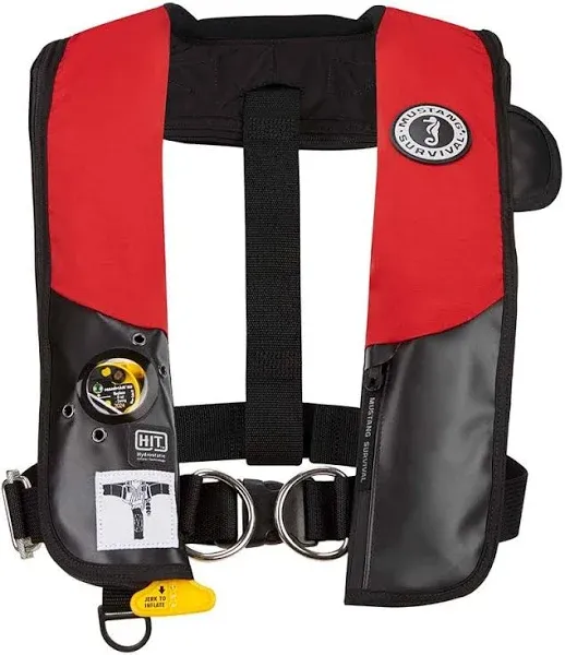 Mustang Hit Hydrostatic Inflatable PFD with Sailing Harness