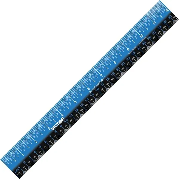 Victor Easy Read Ruler EZ12PBL