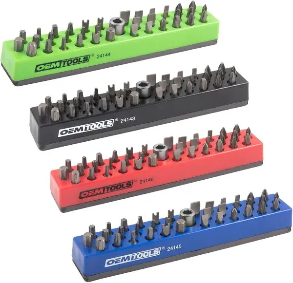 OEMTOOLS 36 Piece Magnetic Hex Bit Holder 4 Pack