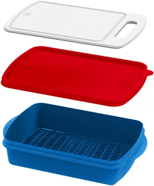 Mr. Bar-B-Q Prep & Slice Tray Set