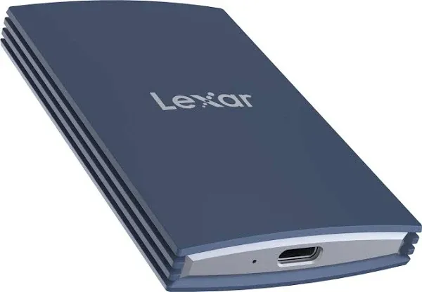 Lexar 4TB Armor 700 Portable SSD, Up to 2000MB/s, USB 3.2 Gen 2x2, Rugged, IP66 Water & Dust Resistance, Compatible w/iPhone 15, Cameras, Gaming Consoles, External SSD, Dark Blue (LAR700X004T-RNLNU)