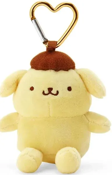 Sanrio Pompompurin Heart Clip Plush Mascot