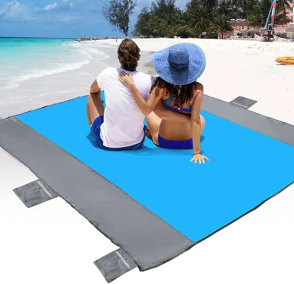 POPCHOSE Beach Blanket, Beach Blanket Waterproof Sandproof, Extra Large Sandproo