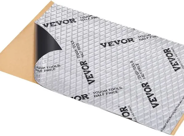 VEVOR Car Sound Deadening Mat, 80 mil 10 sqft Car Sound Dampening Material, Butyl Automotive Sound Deadener, Noise Insulation and Vibration Dampening Material for Car