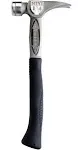 Stiletto TBM14RSC TiBone Mini-14 ounce Replaceable Smooth Face Hammer with a Curved 16" Titanium Handle