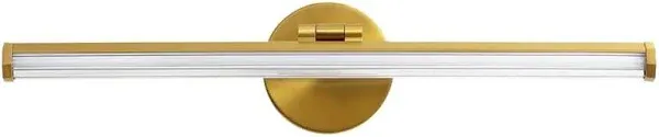 KAISITE Bathroom Lighting Fixture 30&#034;LED Vanity Light Bar 24-Watt Rotatable Gold