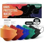 Keangs KN95 Face Masks 100 Pack