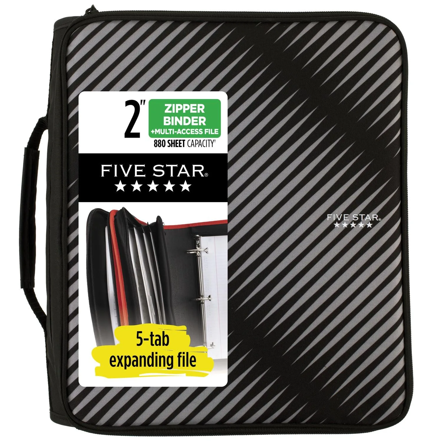 Five Star Zipper Binder 2-inch