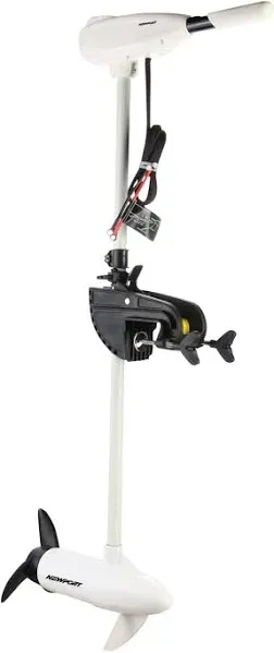 Newport L-Series 62lb Thrust Transom Mounted Saltwater Electric Trolling Motor w/LED Battery Indicator