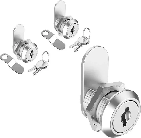 inBovoga Cabinet Locks with Keys Cam Lock Keyed Alike