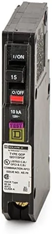 Square D QO115PAFGF Miniature Circuit Breaker