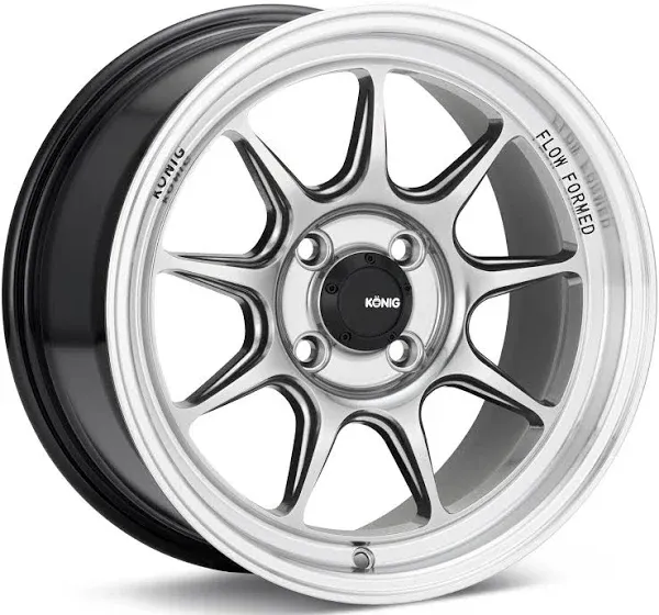 Konig 17" Countergram 5X114.3 Wheel - Hyper Chrome / Machined Lip