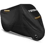 Favoto Motorcycle Cover All Season Universal Weather Quality Waterproof Sun Outdoor Protection Night Reflective