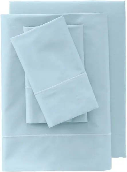 Lands' End 400 Thread Count Premium Supima Cotton No Iron Sateen Sheet Set