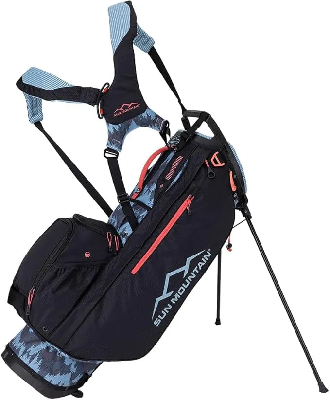 Sun Mountain 2024 Women's 3.5 14-Way Golf Stand Bag Black/Blue