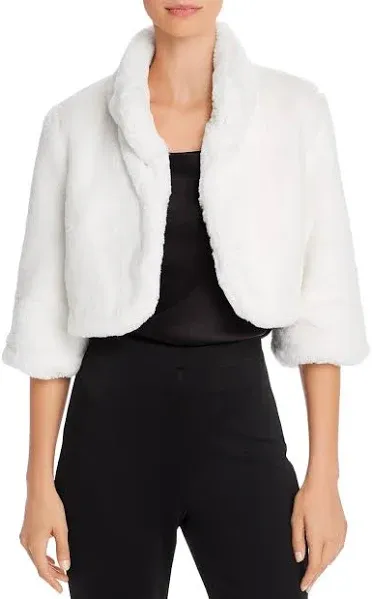 Laundry by Shelli Segal Women's Faux Fur Shrug