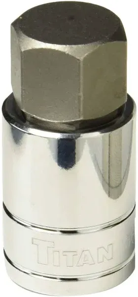 TITAN HEX BIT SOCKET 1/2" DRIVE 22 MM C