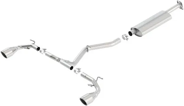 Borla 140496 Cat-Back Single Rear Exit Exhaust System Kit