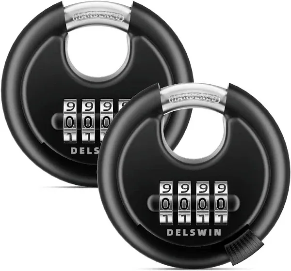 Delswin 4-Digit Disc Combination Lock