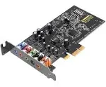 Creative Sound Blaster Audigy Fx 5.1 PCIe Sound Card with SBX Pro Studio