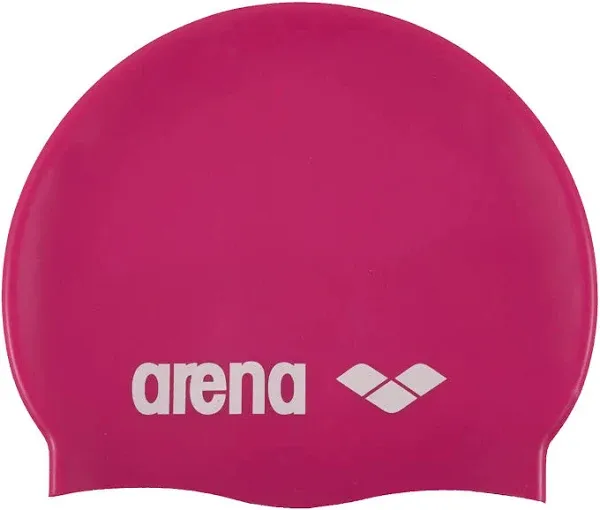 Arena Classic Unisex Soft Silicone Swim Cap for Women and Men, Intensive Training Comfortable Non-Slip Long Hair Swimming Hat