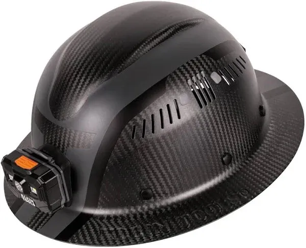 Klein Spartan Full Brim Carbon Fiber Hard Hat