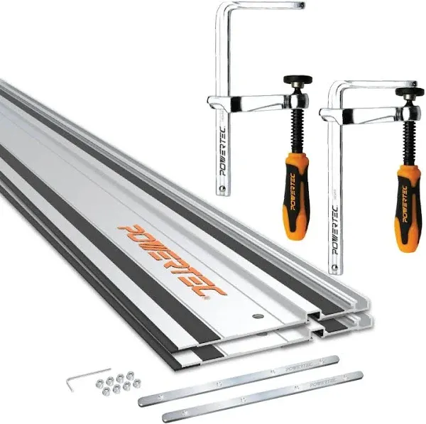 POWERTEC 110" Track Saw Guide Rail Kit