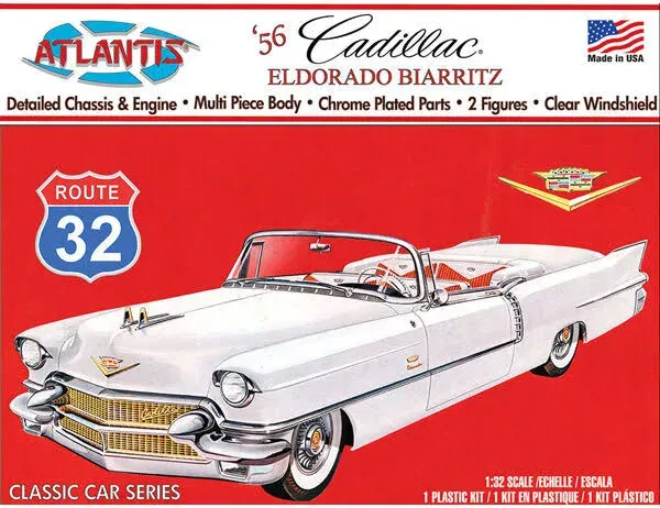 Atlantis 1956 Cadillac Eldorado 1/32 Plastic Kit