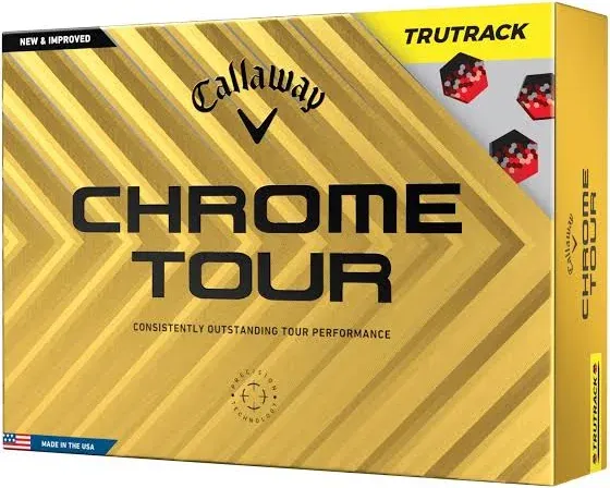 Callaway Chrome Tour Golf Balls TruTrack