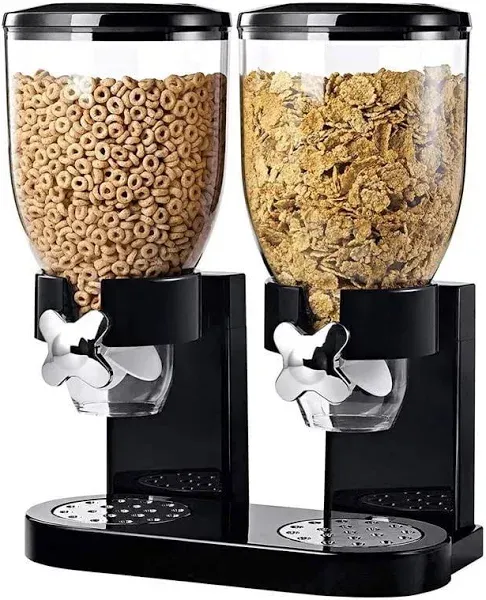 /GAT200 Indispensable Dry Food Dispenser, Dual Control, Black/Chrome, KCH-06121