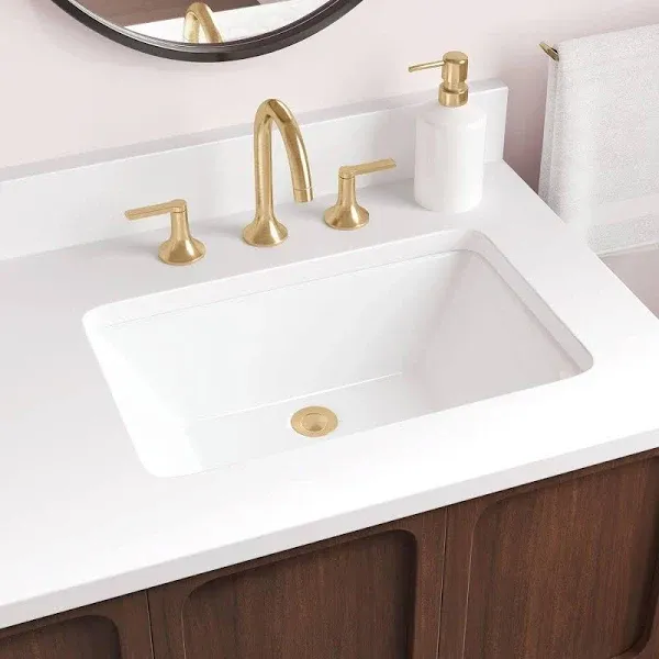 Signature Hardware 948630 Sawgrass 21 inch Vitreous China Undermount Bathroom ...