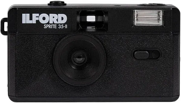 Ilford Sprite 35-II - Reusable 35mm Film Camera Black