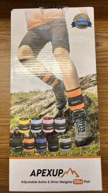 APEXUP Adjustable Ankle Weights