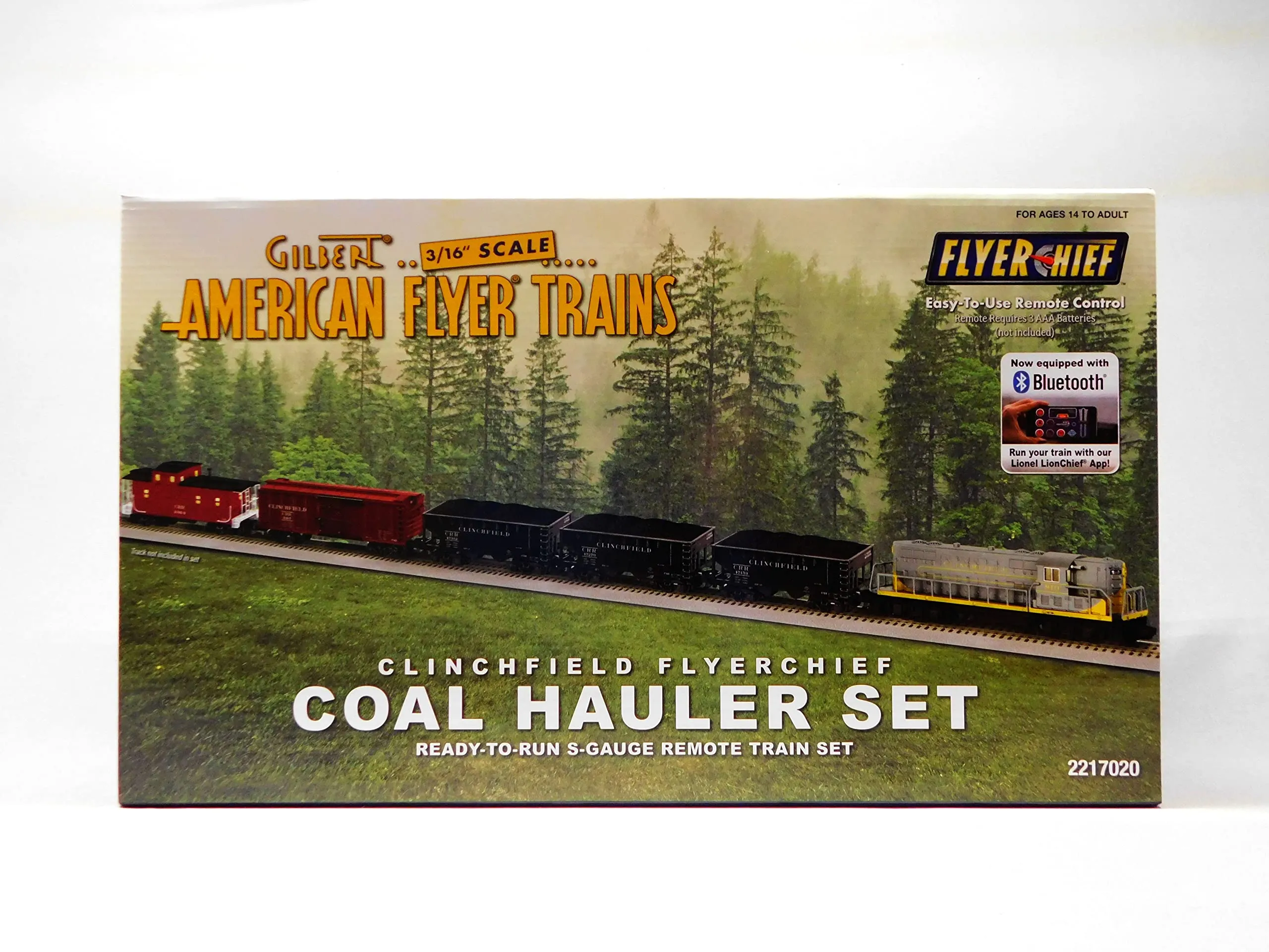 Lionel 2217020 S Gauge American Flyler Clinchfield Coal Hauler Model Train Set