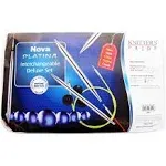 Knitter's Pride KP120601 Nova Platina Deluxe Interchangeable Needles Set